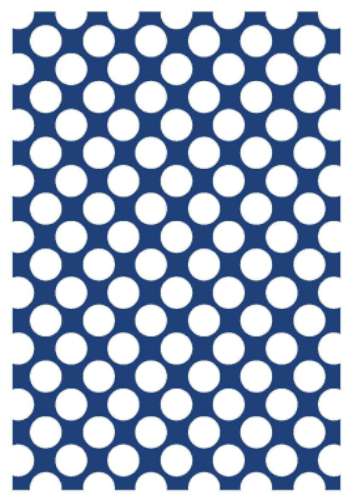 Printed Wafer Paper - Large Polkadot Aqua - Click Image to Close